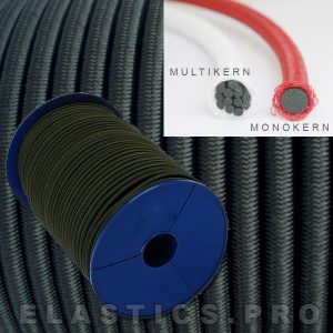 elastisch koord monokern en multikern van natuurlijk rubber